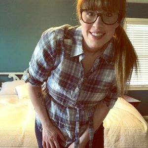 Button down shirt in navy